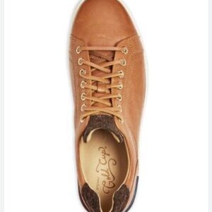 Sperry Tan Gold Cup Sneakers with Suede Finish and Beige Sole